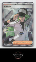 N's Plan 163/086 Holo Ultra Rare Black Bolt Pokemon Near Mint