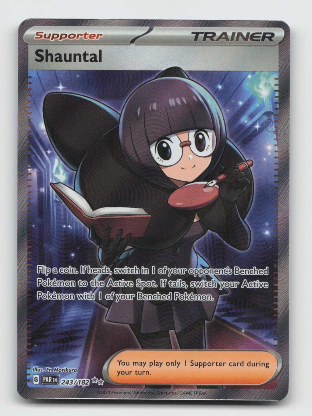 Shauntal 243/182 Ultra Rare Paradox Rift Pokemon Holo Near Mint