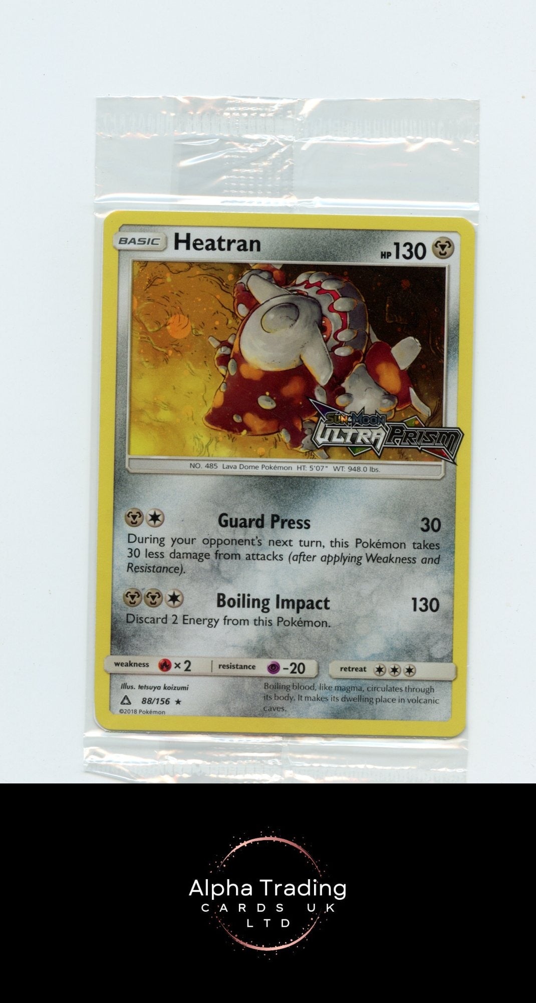 Heatran 88 Holo Sealed Promo Alternate Art Promos Pokemon Near Mint