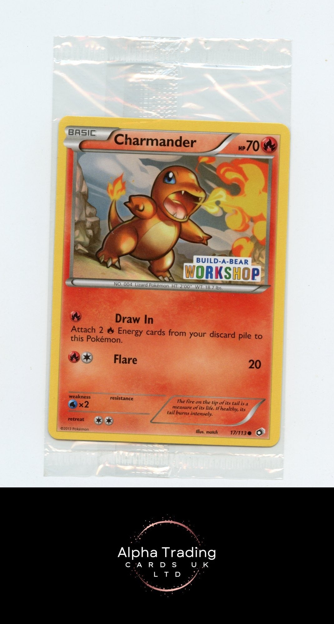 Pokemon TCG Charmander - 17/113 (Build-A-Bear Workshop Exclusive) - SEALED