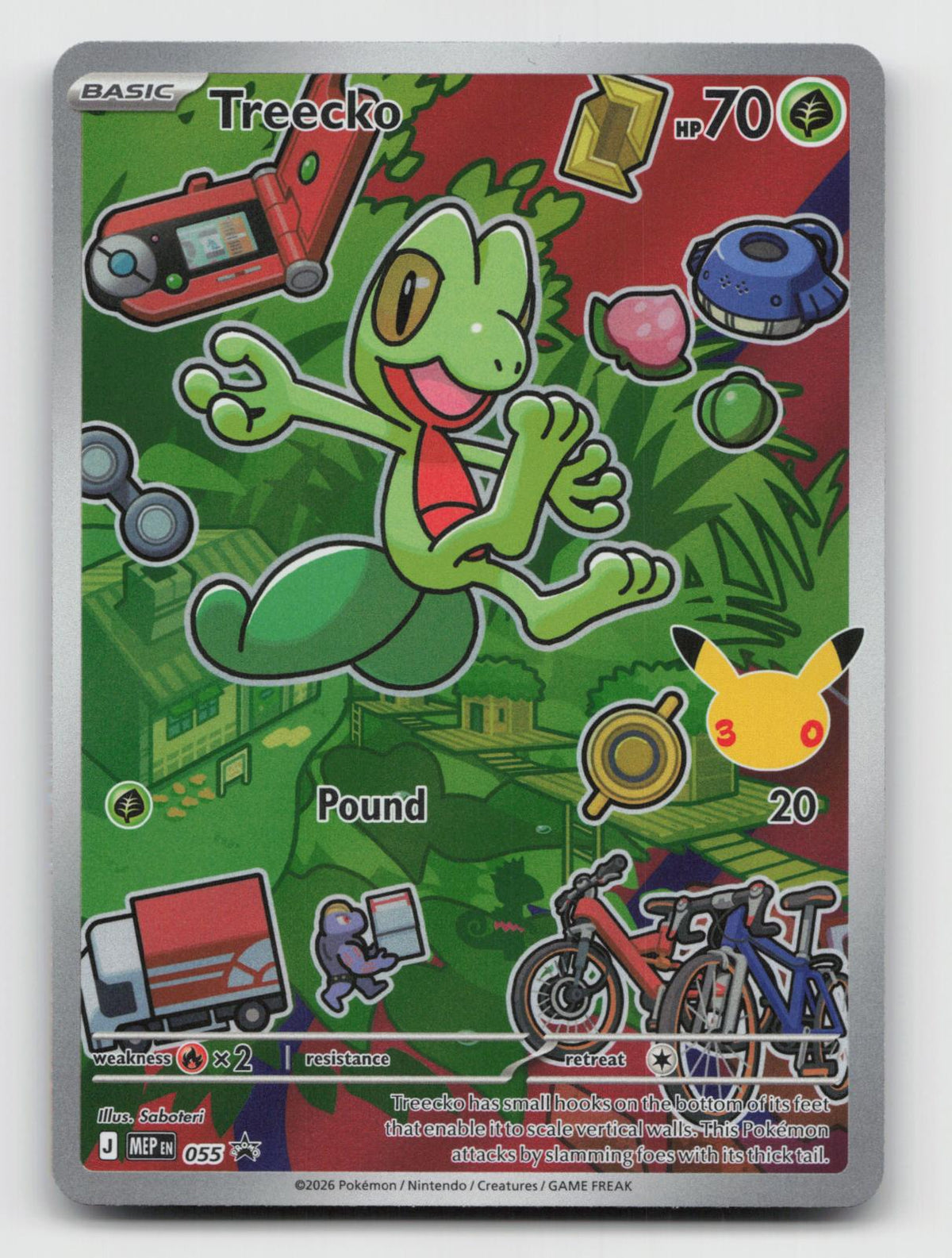 Treecko 055 Promo First Partner Collection 2026 Pokemon Holo Near Mint