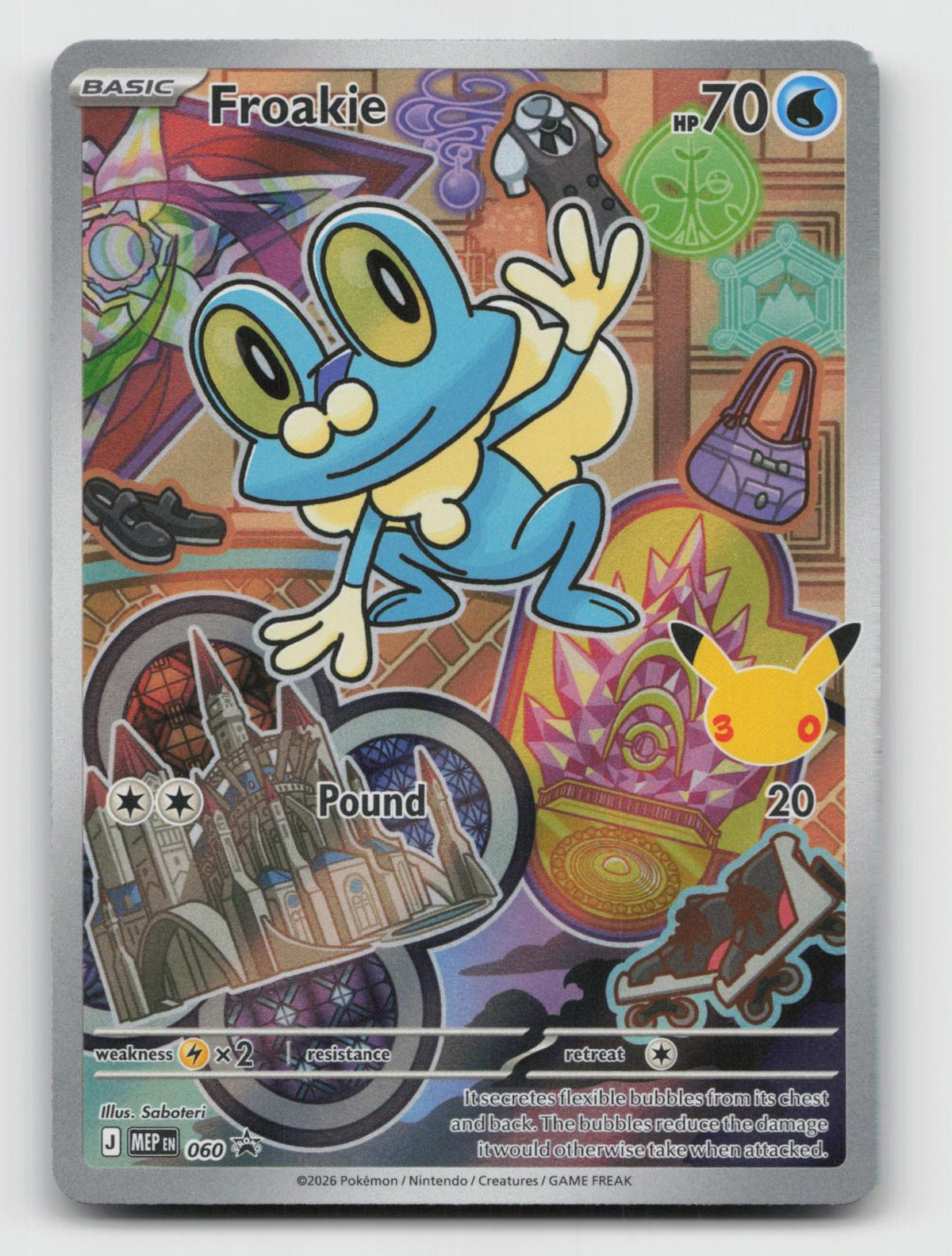 Froakie 060 Promo First Partner Collection 2026 Pokemon Holo Near Mint