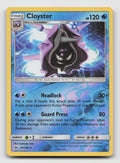 Cloyster 34/149 Rare SM Base Set Pokemon Reverse Holo Near Mint