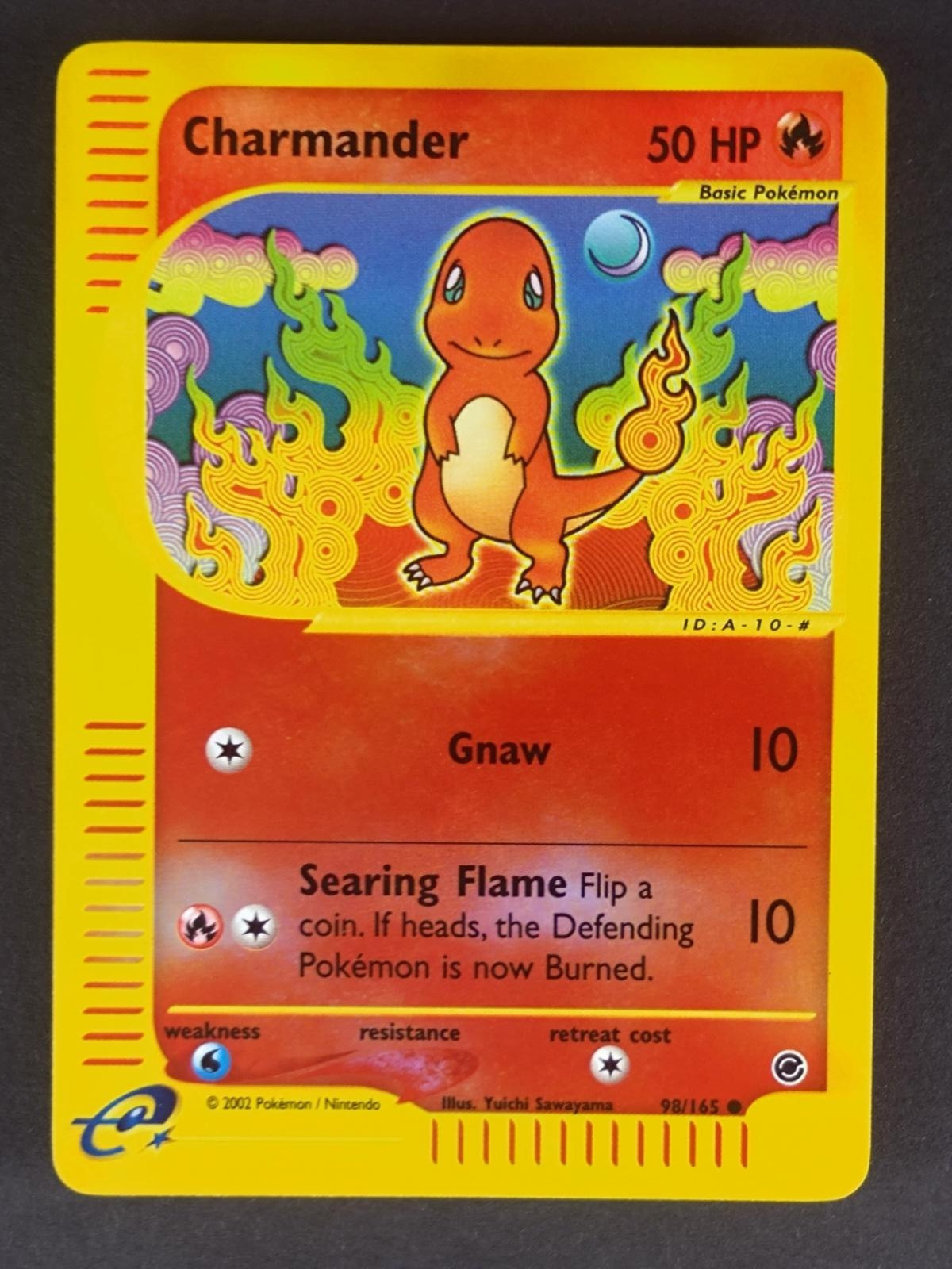 Charmander 98/165 Common Expedition Base Set Pokemon Reverse Holo Near Mint