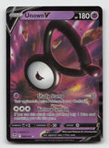 Unown V 065/195 Holo Ultra Rare Silver Tempest Pokemon Near Mint