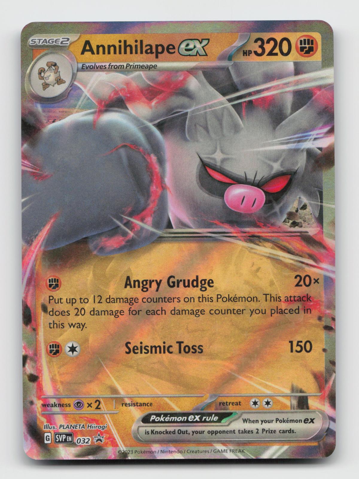Annihilape ex 032 Holo Promo Scarlet & Violet Promo Pokemon Near Mint