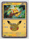 Pikachu 041/128 Holo Pikachu Rare ME: 30th Celebration Pokemon Near Mint