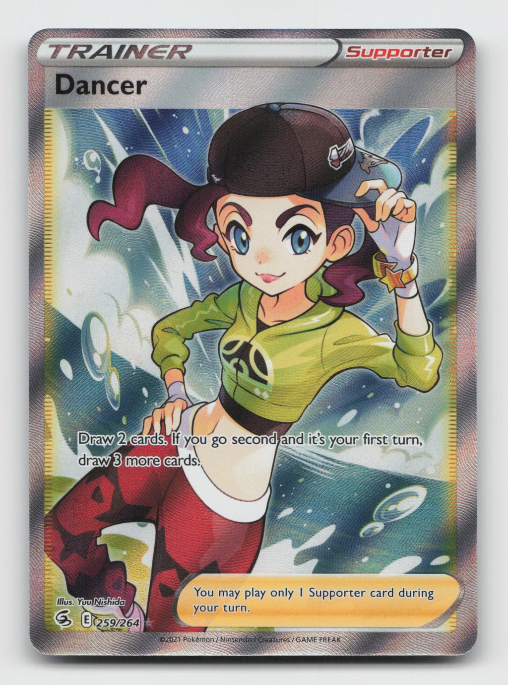 Dancer 259/264 Ultra Rare Fusion Strike Pokemon Holo Near Mint