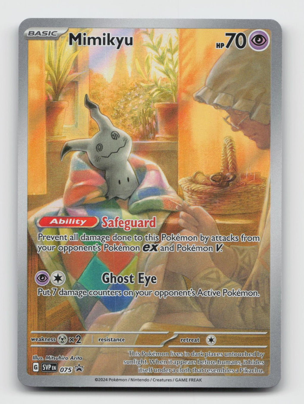 Mimikyu 075 Holo Promo Scarlet & Violet Promo Pokemon Near Mint