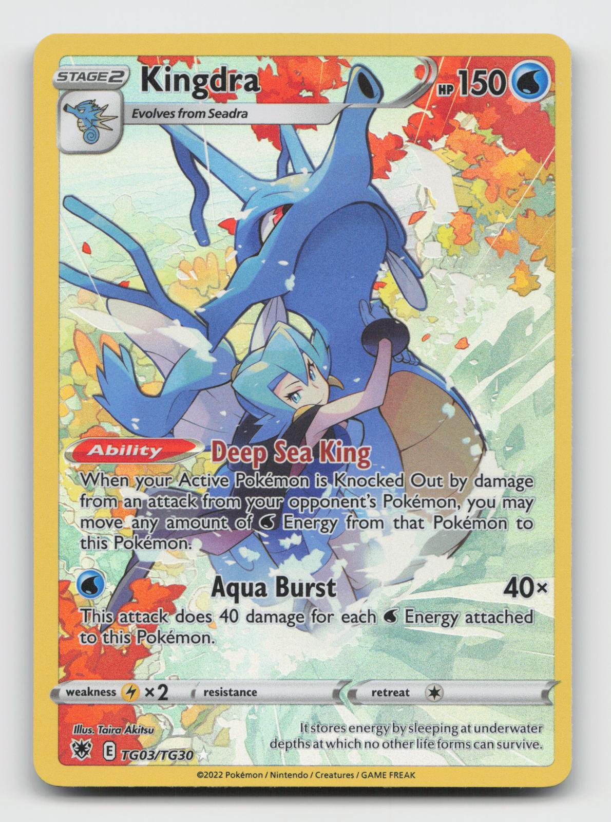 Kingdra TG03/TG30 Holo Astral Radiance Trainer Gallery Pokemon NM