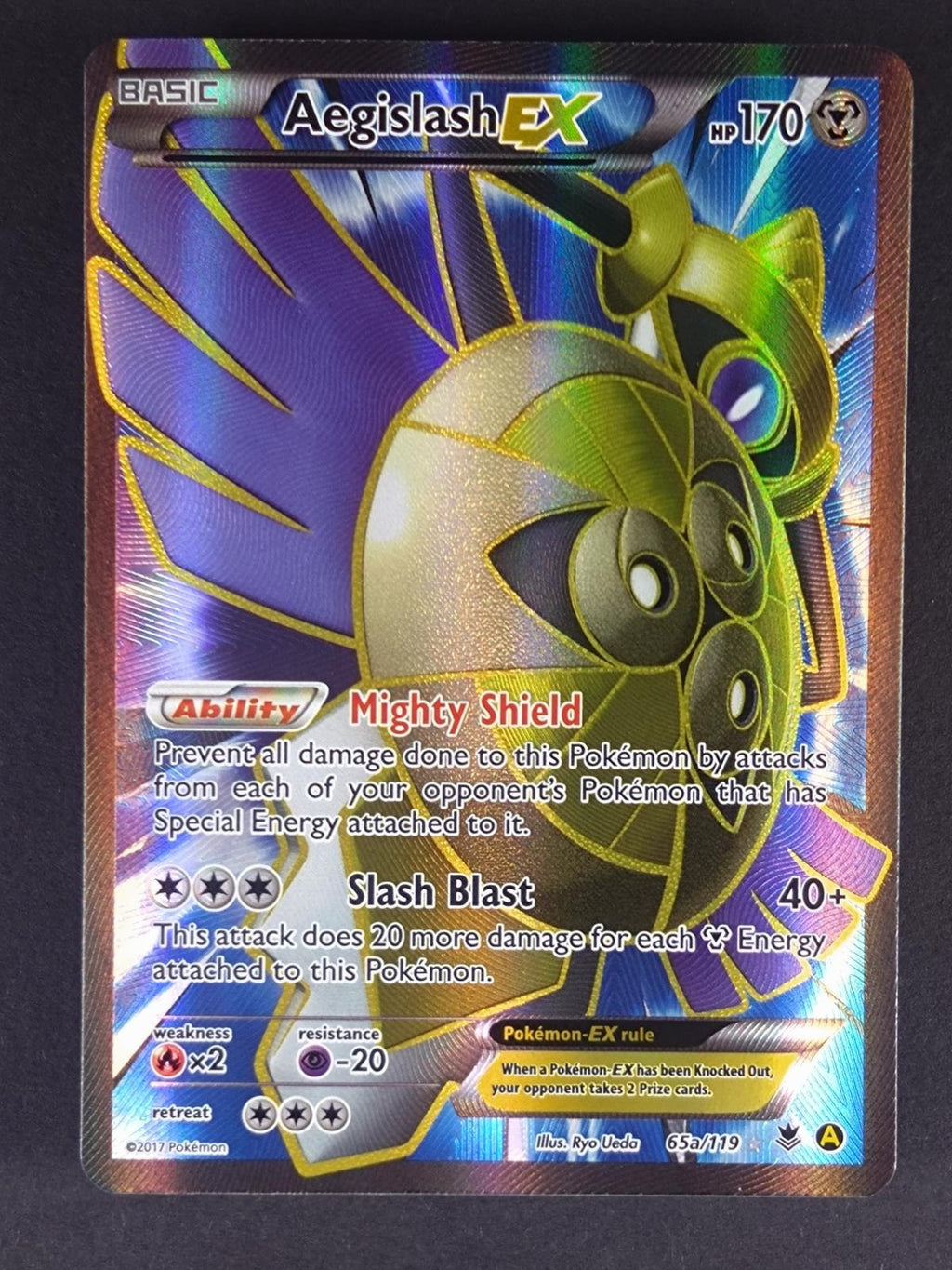 Aegislash EX 65a/119 Holo Promo Alternate Art Promos Pokemon Holo Near Mint