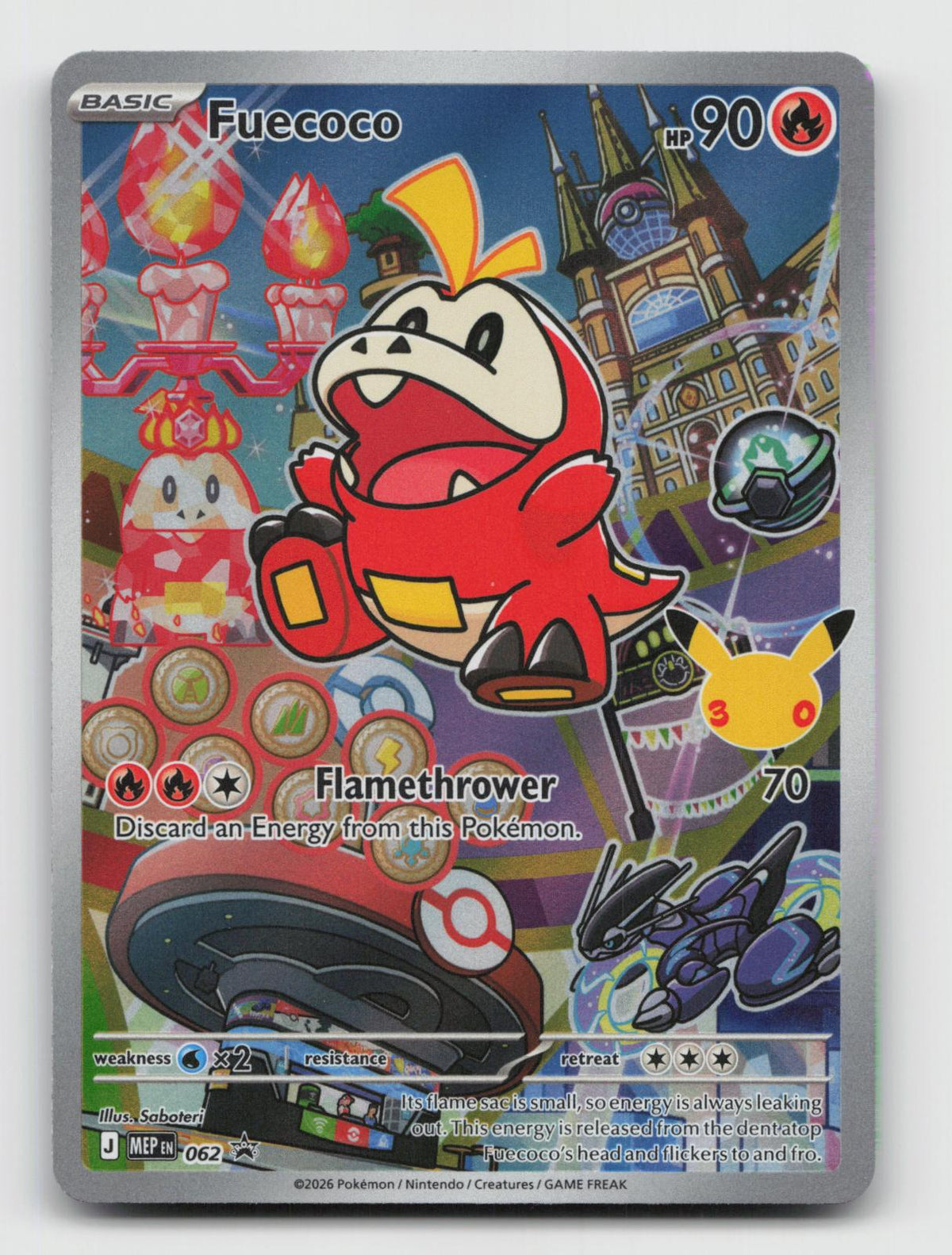 Fuecoco 062 Promo First Partner Collection 2026 Pokemon Holo Near Mint