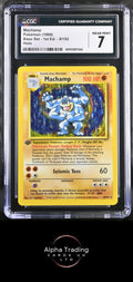 Machamp 8/102 Holo Base Set - 1st Ed. Pokemon CGC 7 Near Mint