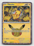Pikachu 044/128 Holo Pikachu Rare ME: 30th Celebration Pokemon Near Mint