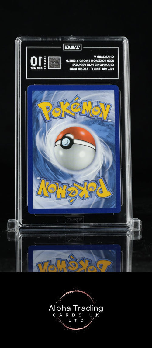 Charizard V 079/073 Full Art - Secret Rare Pokemon TAG 10 Gem Mint