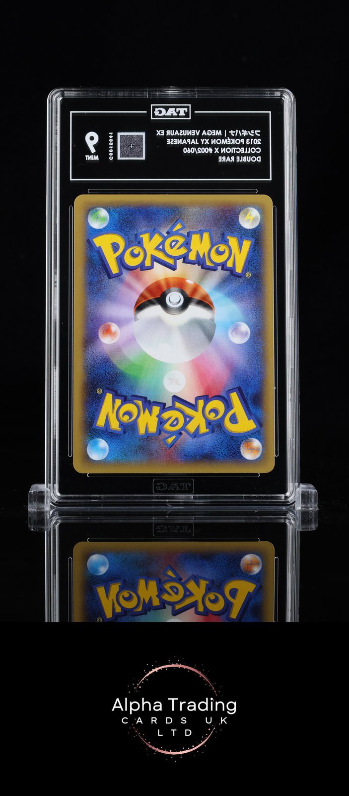 Mega Venusaur EX 002/060 Double Rare Collection X Pokemon TAG 9 Mint