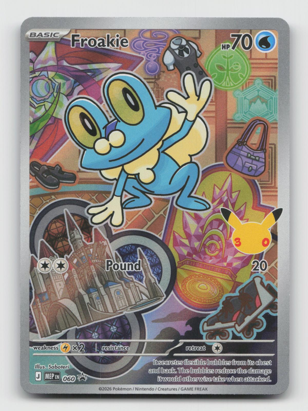 Froakie 060 Promo First Partner Collection 2026 Pokemon Holo Near Mint