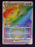 Dragonite VSTAR 081/078 Rainbow Rare Pokemon GO Pokemon Holo Near Mint