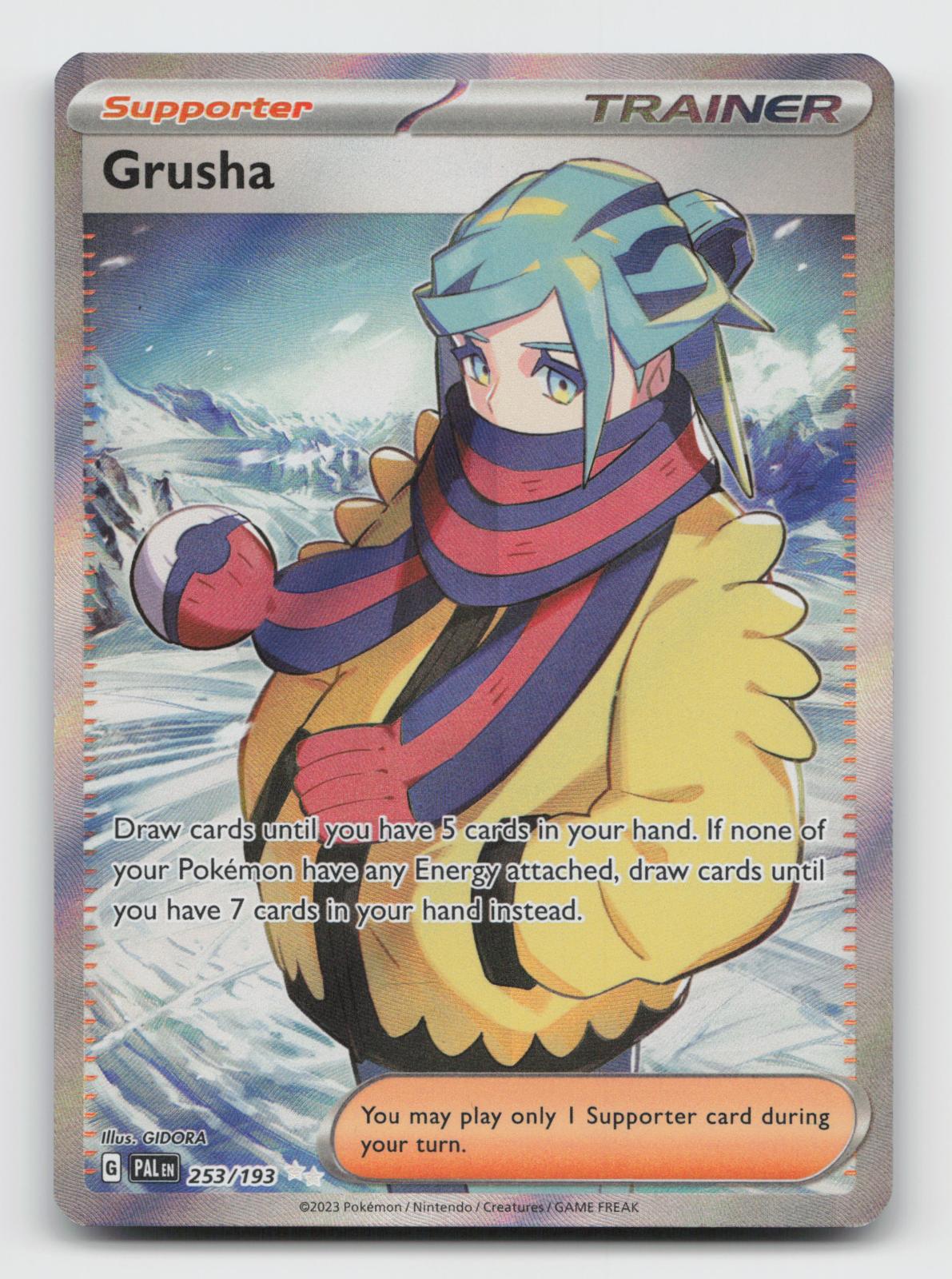 Grusha 253/193 Ultra Rare Paldea Evolved Pokemon Holo Near Mint