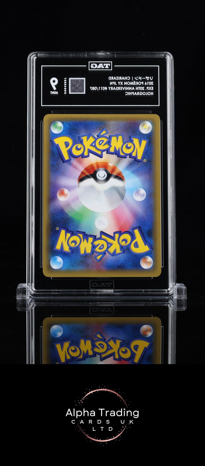 Charizard 011/087 Holo Expansion CP6 2016 20th Anniversary Pokemon TAG 9 Mint
