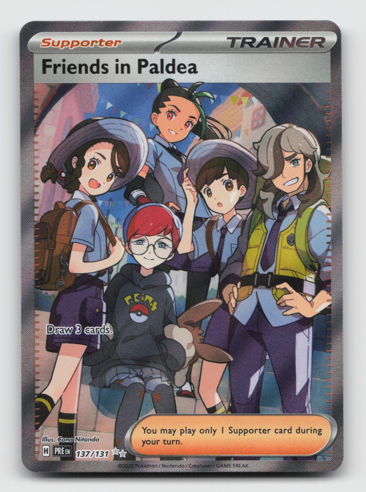 Friends in Paldea 137/131 Ultra Rare Prismatic Evolutions Pokemon Holo Near Mint