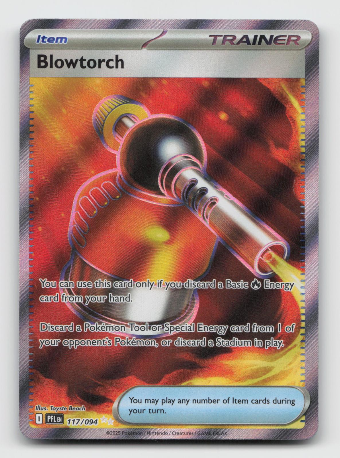 Blowtorch 117/094 Ultra Rare Phantasmal Flames Pokemon Holo Near Mint