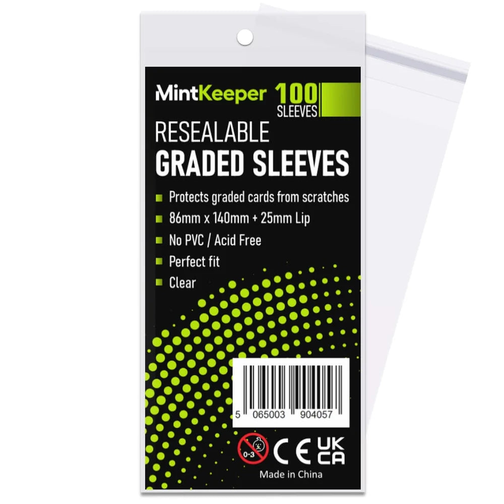 MintKeeper - PSA Graded Sleeves - Resealable - PSA Perfect Fit (100)