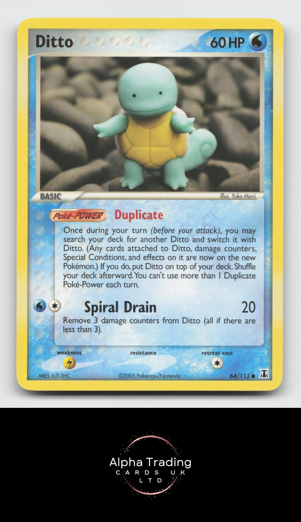 Ditto 64/113 Common Delta Species Pokemon Near Mint