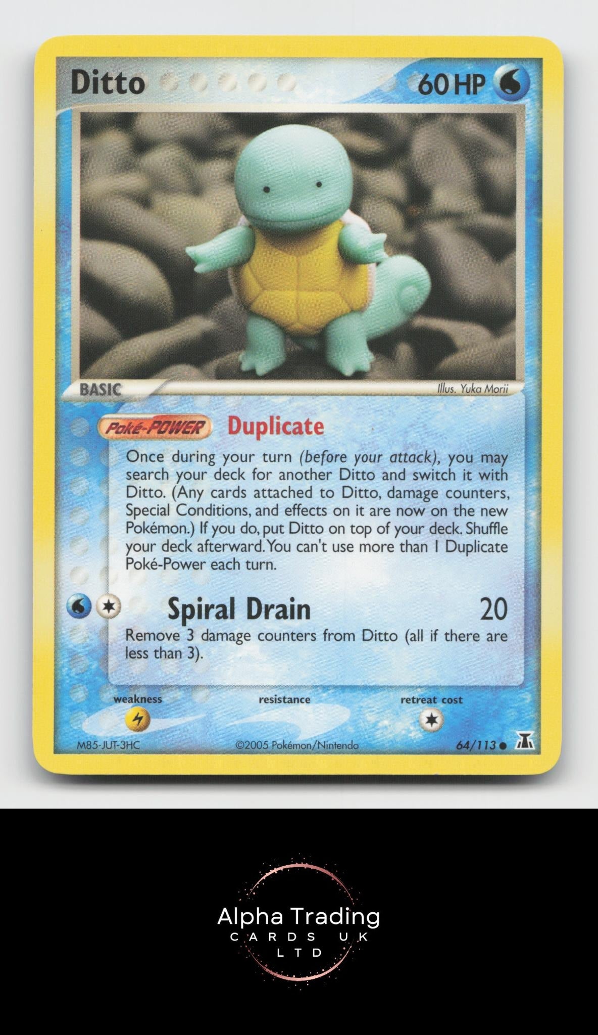 Ditto 64/113 Common Delta Species Pokemon Near Mint