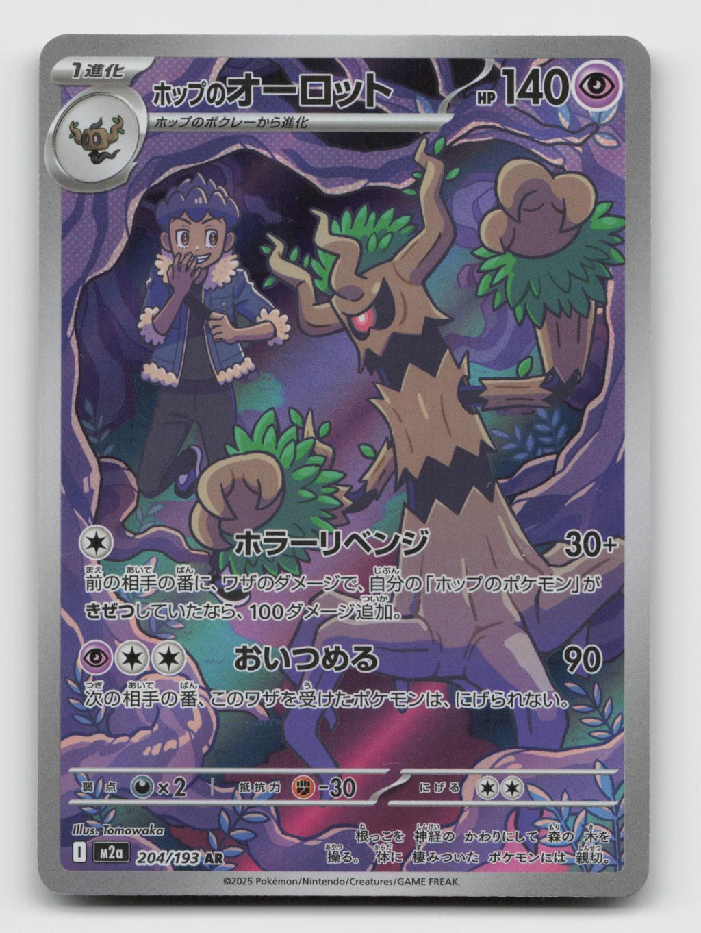 Hop's Trevenant 204/193 Art Rare MEGA Dream ex Pokemon Japanese Holo Near Mint