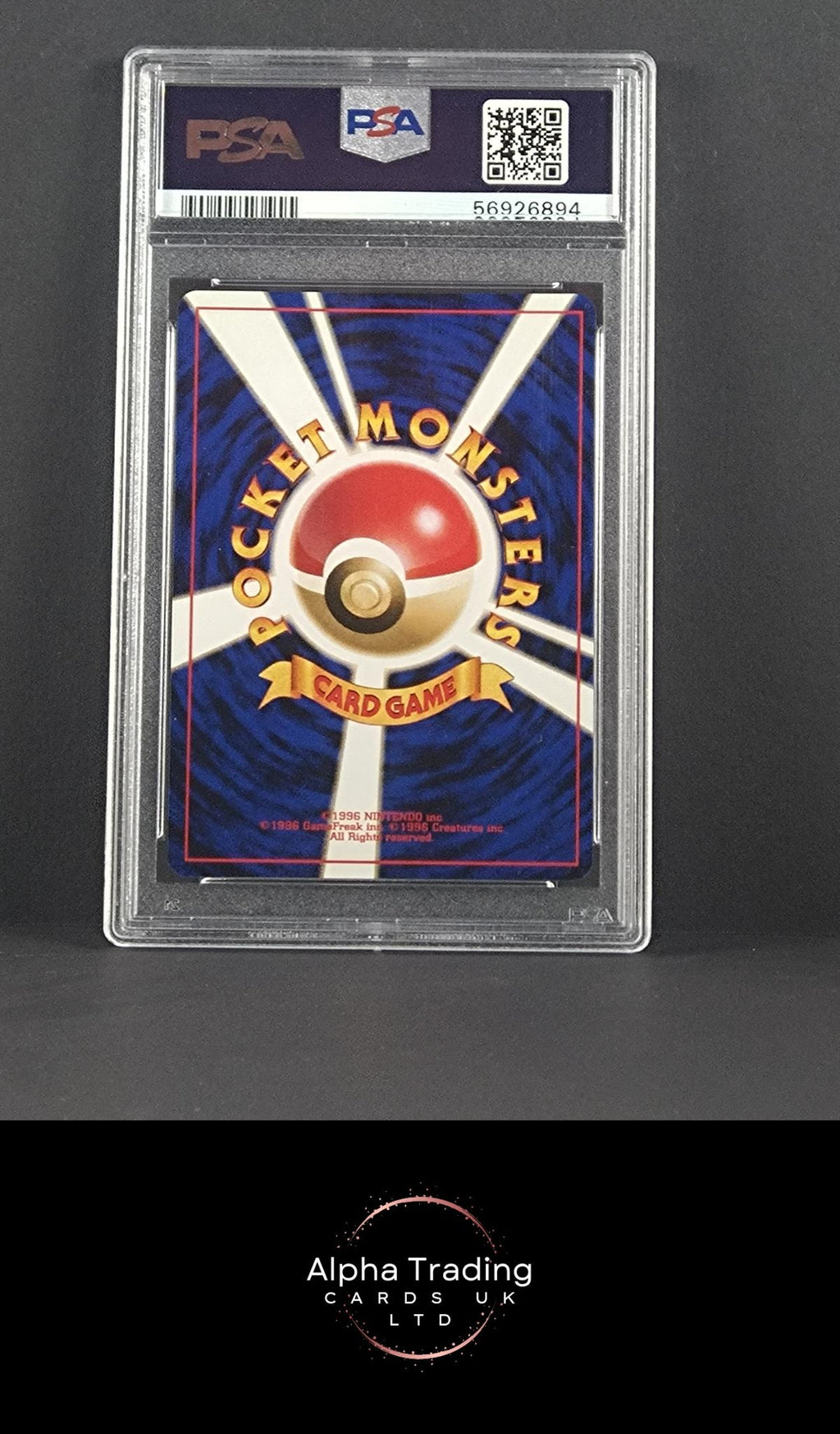 Togetic Holo 176 Neo Pokemon Japanese PSA 8 Nice Swirl
