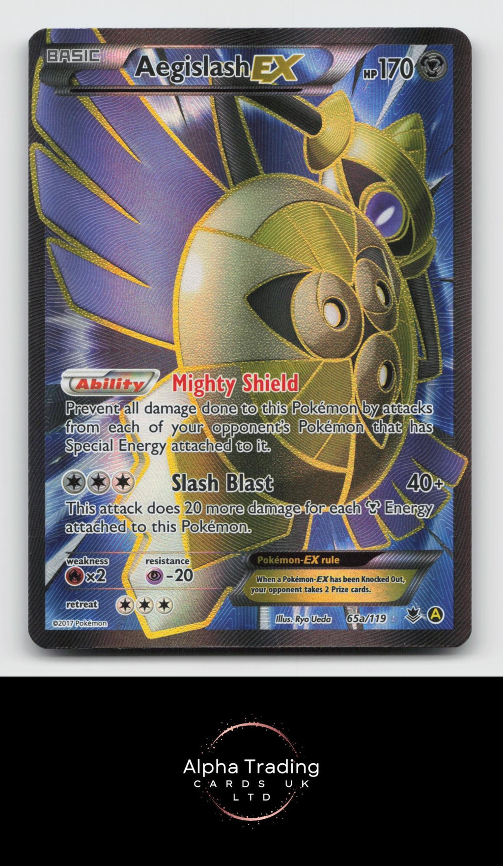 Aegislash EX 65A/119 Holo Promo Alternate Art Promos Pokemon Near Mint