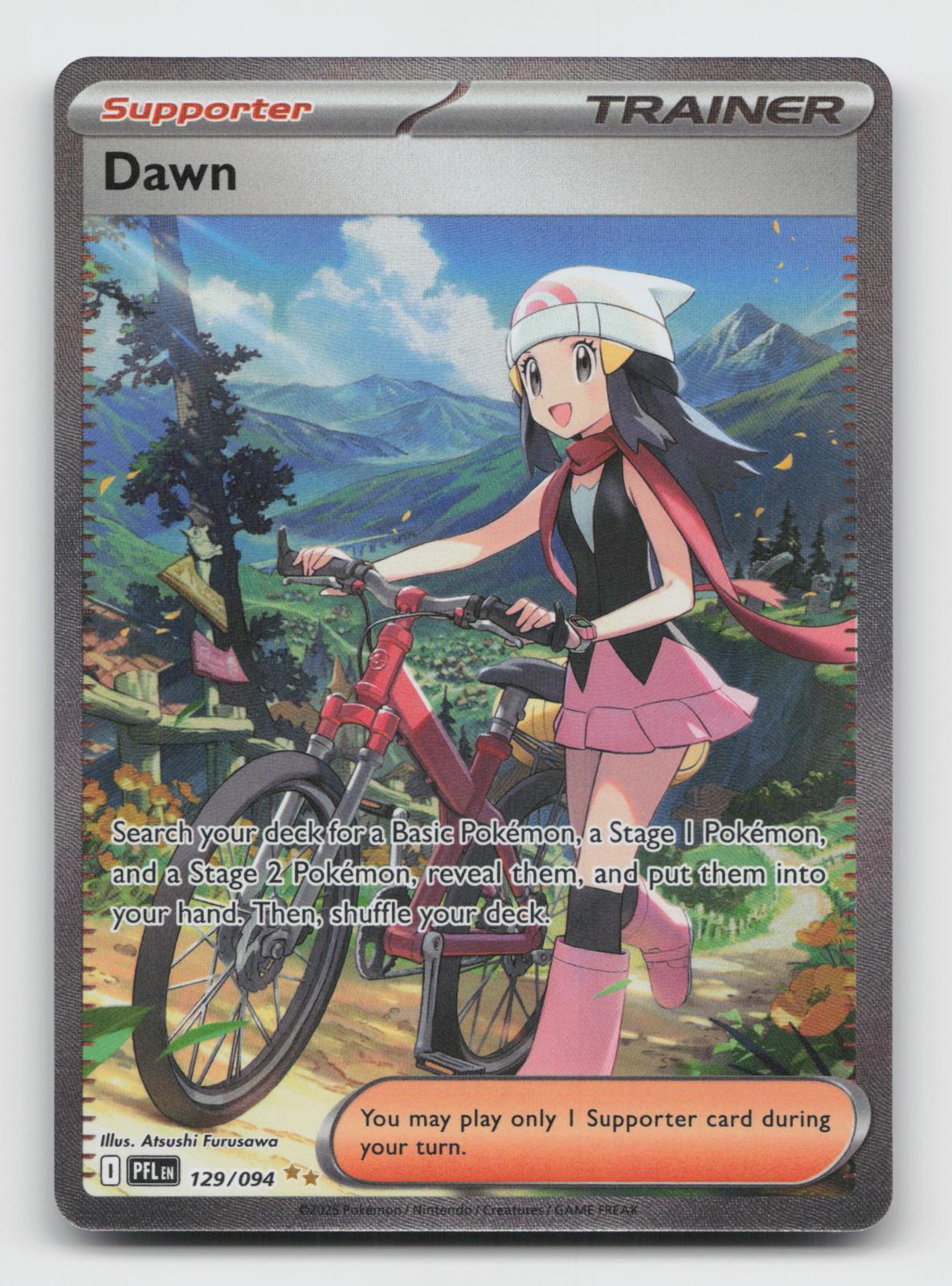 Dawn 129/094 Special Illustration Rare Phantasmal Flames Pokemon Holo Near Mint