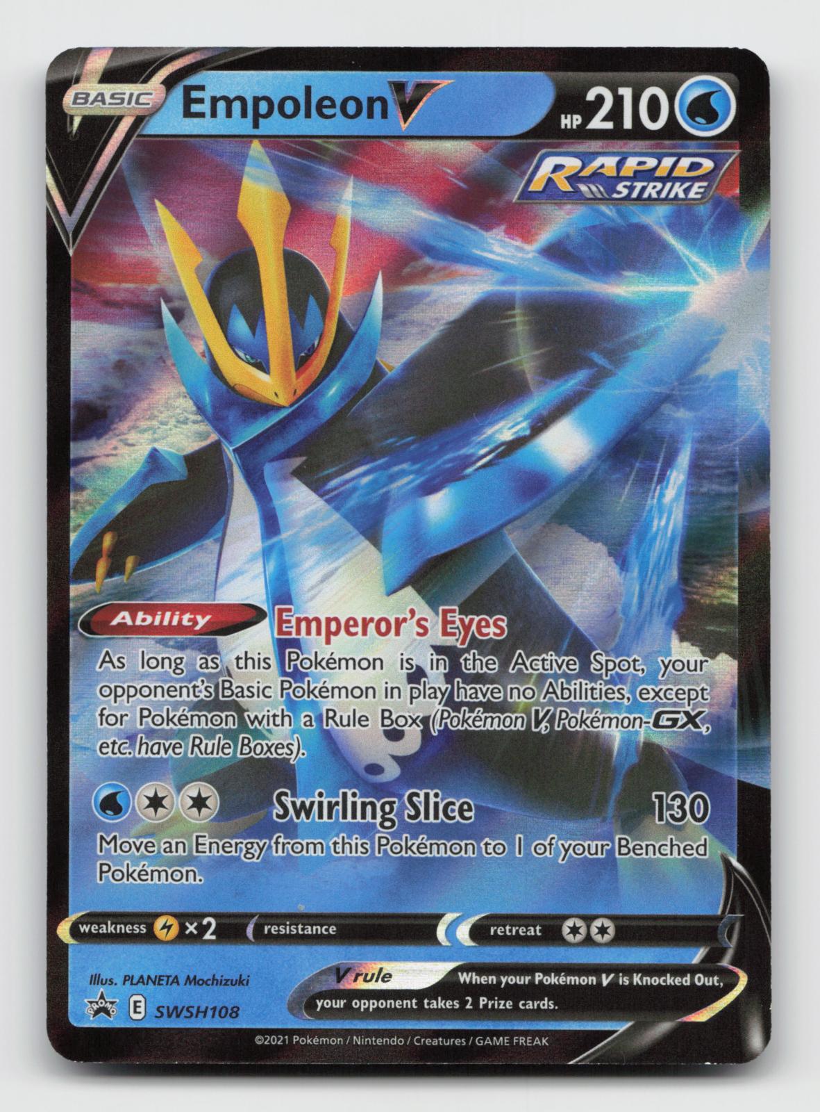 Empoleon V SWSH108 Holo Promo Sword & Shield Promo Pokemon Near Mint