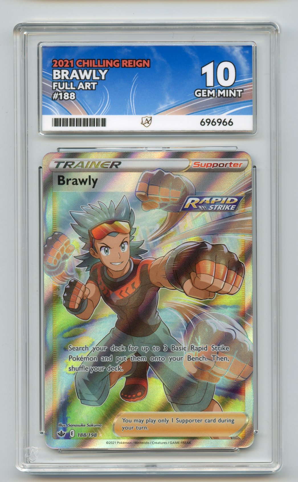 Brawly 188/198 Ace Graded 10