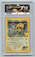 Rockets Zapdos 15/132 Holo Ace Graded 10