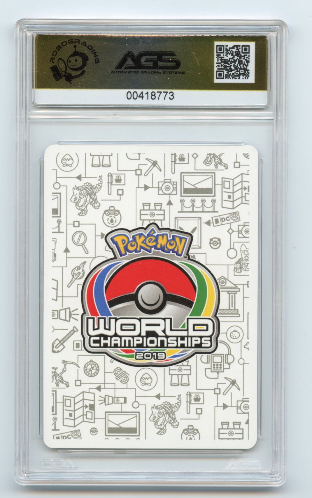 Dedenne GX 57/214  2019 World Championship Pikarom Judge AGS Graded Gem mint 10
