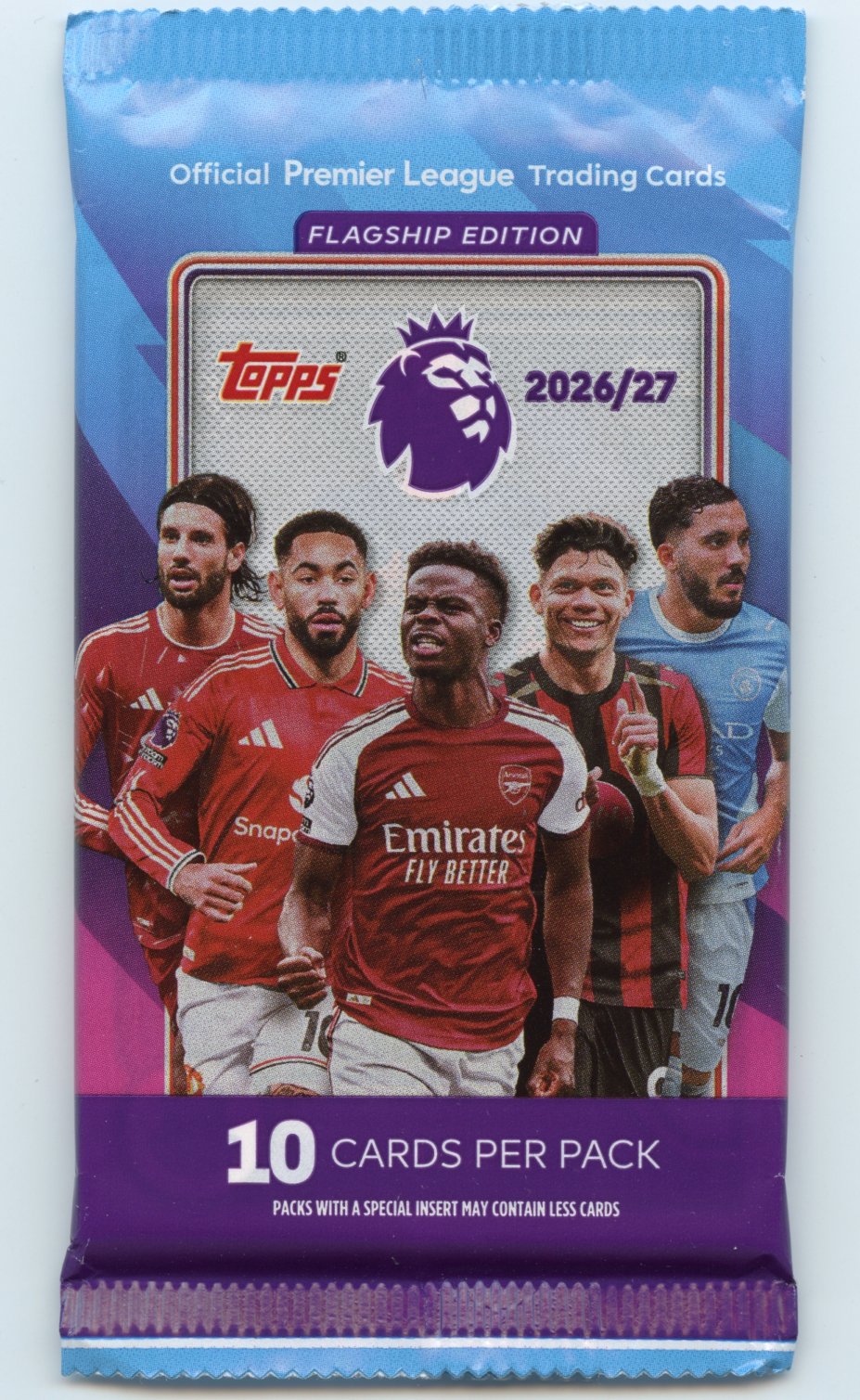 Topps official Premier League 2026/27 Flagship Edition Single Booster Pack